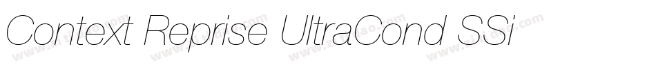 Context Reprise UltraCond SSi Normal字体转换